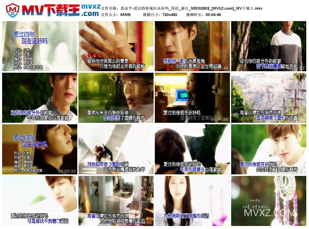 惠永平-爱过的你现在还好吗_国语_流行_MB302802